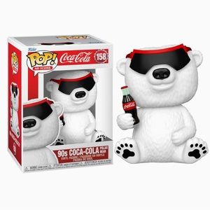 Funko Pop! Ad Icons CocaCola - 90's Coca-Cola Polar Bear Vinyl Figure #158 New
